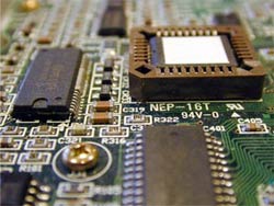 Electronic board and component assembly